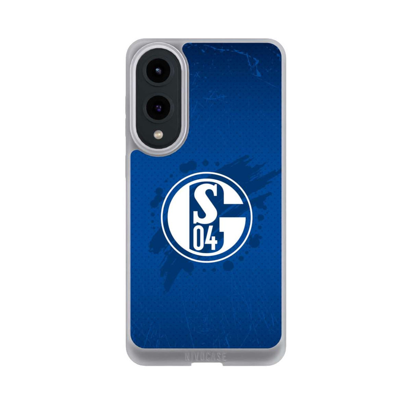 Galaxy S25 Edge NIVOpure Schalke 04 Farbe Fleck Blau