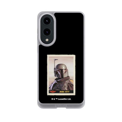 Samsung Galaxy S25 Edge NIVOpure Boba Fett Badges Black Background