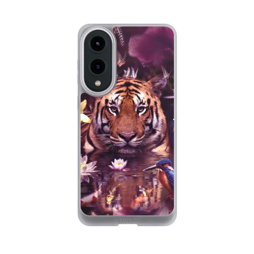 Samsung Galaxy S25 Edge NIVOpure Tiger Blumenrahmen