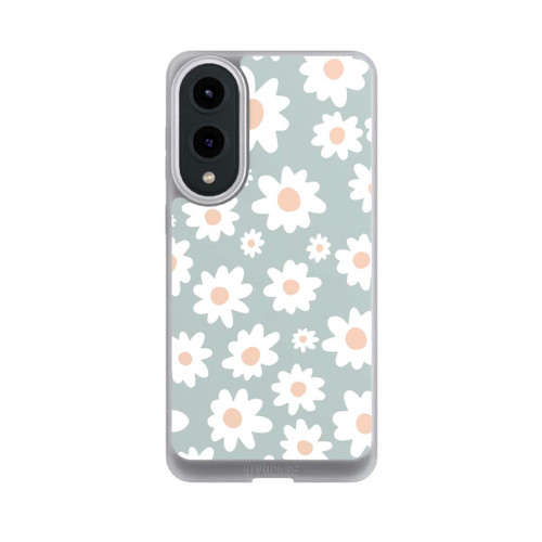 Samsung Galaxy S25 Edge NIVOpure Gänseblümchen Muster grün