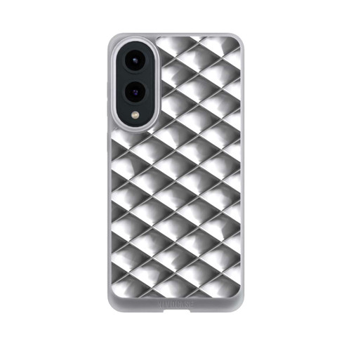 Samsung Galaxy S25 Edge NIVOpure Glamour Silver Squares