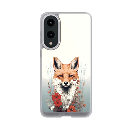 Samsung Galaxy S25 Edge NIVOpure Renard avec des fleurs