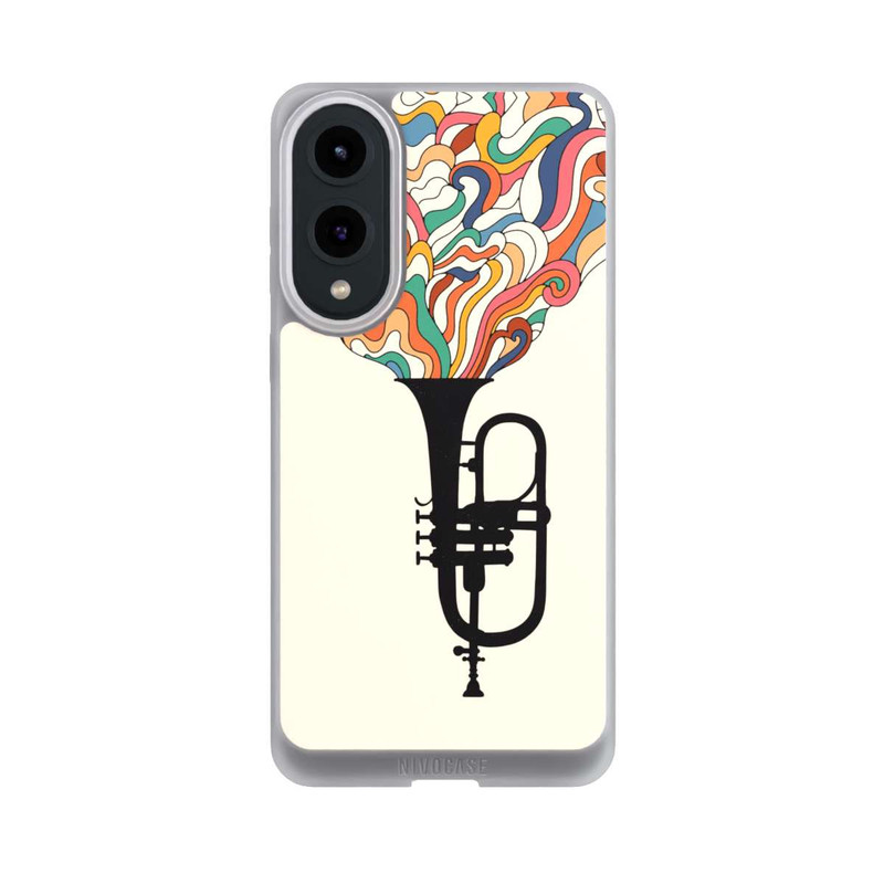 Galaxy S25 Edge NIVOpure Flügelhorn Jazz bunt