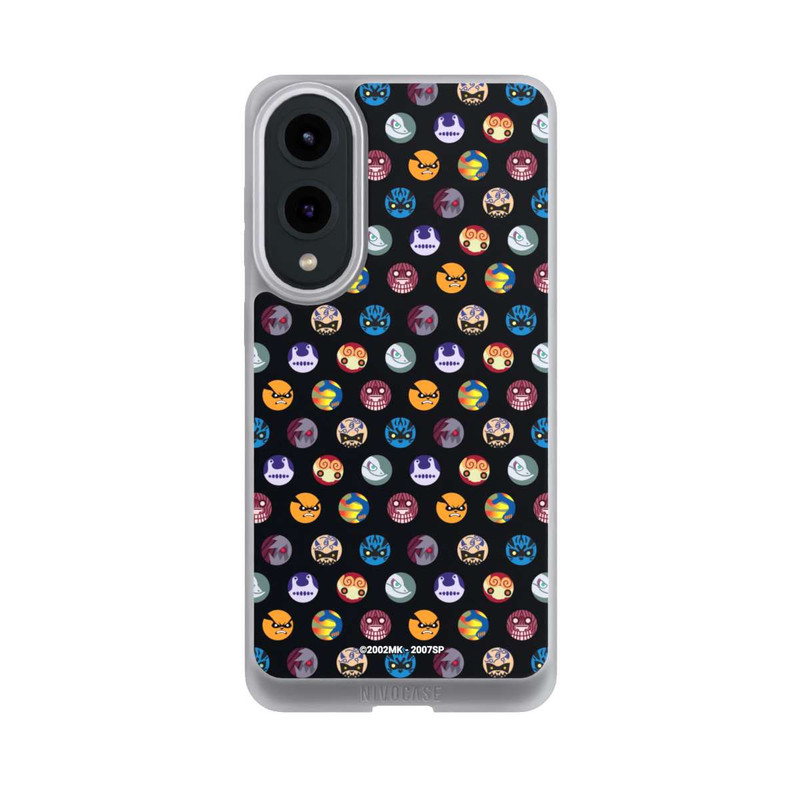Galaxy S25 Edge NIVOpure Bijuu Muster Schwarz