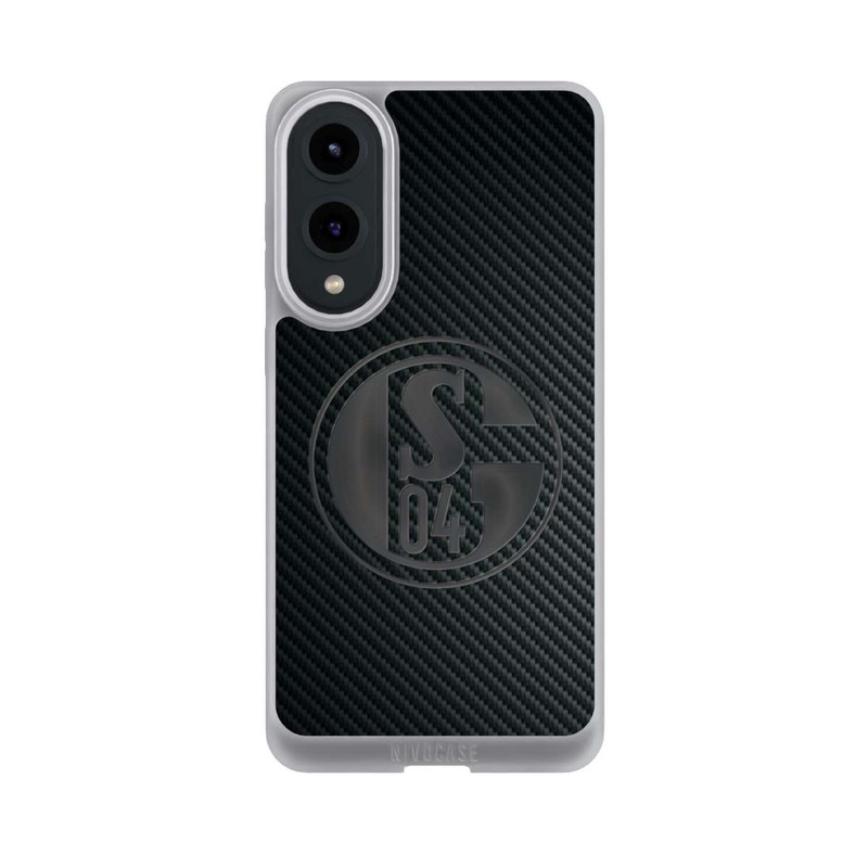 Galaxy S25 Edge NIVOpure Schalke 04 Carbon Look