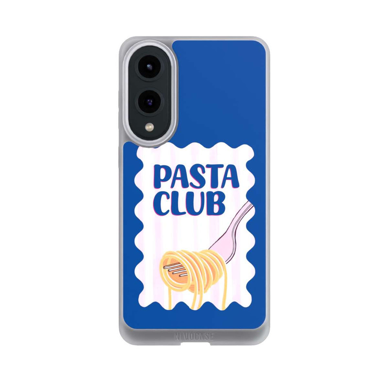 Galaxy S25 Edge NIVOpure Pasta Club in Blue and Pink