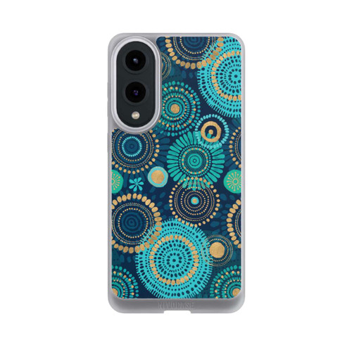 Samsung Galaxy S25 Edge NIVOpure Blockprint India Teal Gold