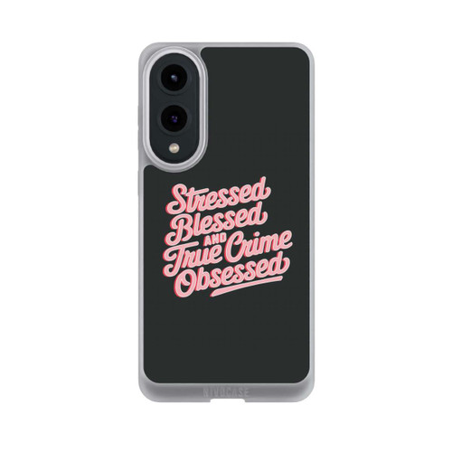 Samsung Galaxy S25 Edge NIVOpure Stressed Blessed and True Crime Obsessed