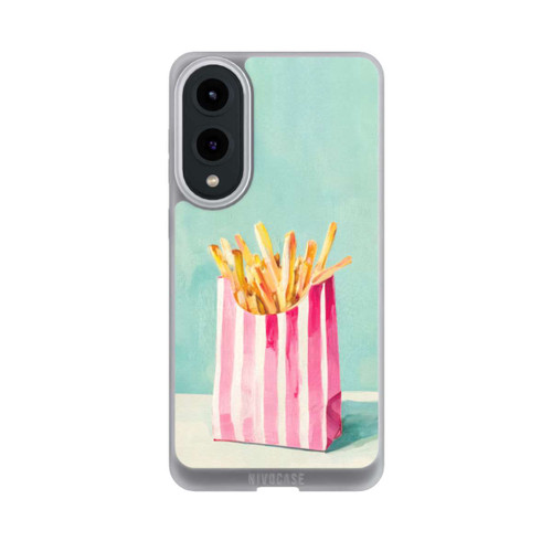 Samsung Galaxy S25 Edge NIVOpure Retro Pommes Blau Watercolor