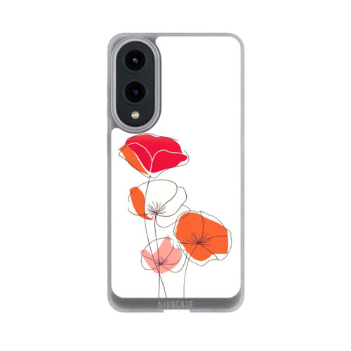 Samsung Galaxy S25 Edge NIVOpure Mohn Line Art