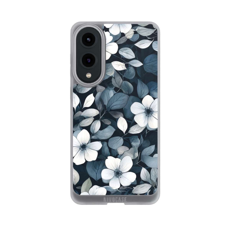 Galaxy S25 Edge NIVOpure Blaue Negativblumen mit KI