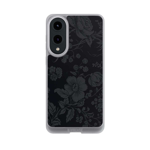 Samsung Galaxy S25 Edge NIVOpure Fleur Foncée Look Vintage