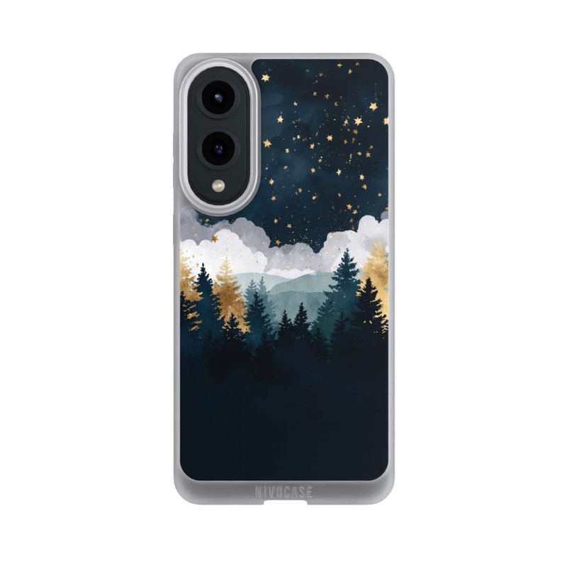 Galaxy S25 Edge NIVOpure Forêt Nocturne Indigo