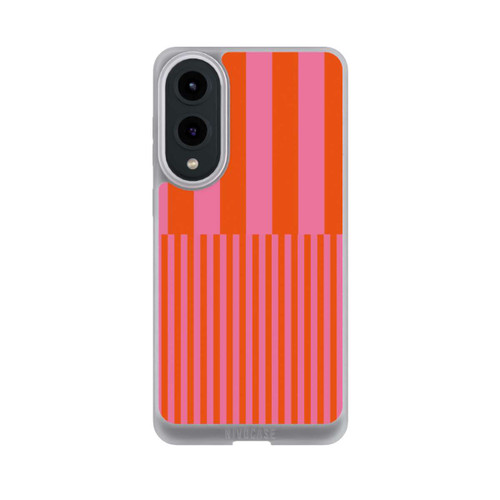 Samsung Galaxy S25 Edge NIVOpure Striped Pattern Pink Red