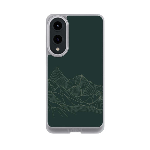 Samsung Galaxy S25 Edge NIVOpure Berg Line Art Grün