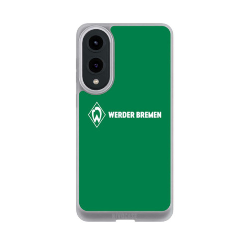 Samsung Galaxy S25 Edge NIVOpure Werder Bremen Schriftzug Raute Grün