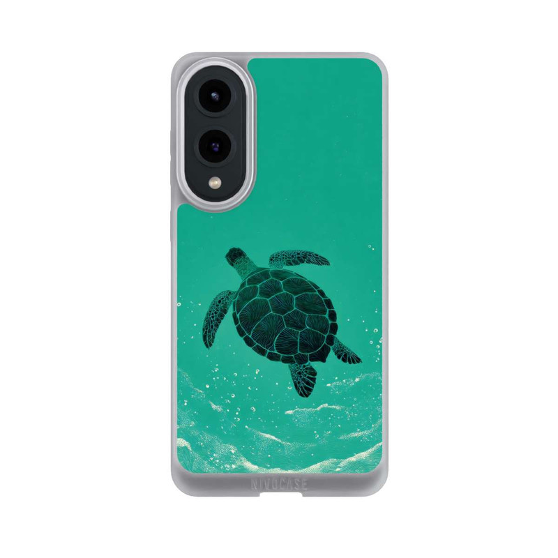 Galaxy S25 Edge NIVOpure Turtle in the Ocean with AI