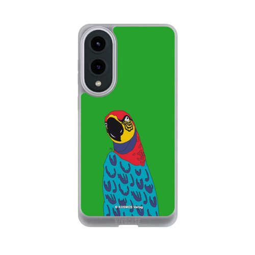 Samsung Galaxy S25 Edge NIVOpure Drei Fragezeichen und der Super-Papagei