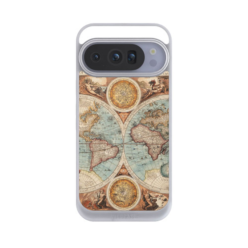 Google Pixel 10 Pro NIVOpure Vintage Weltkarte
