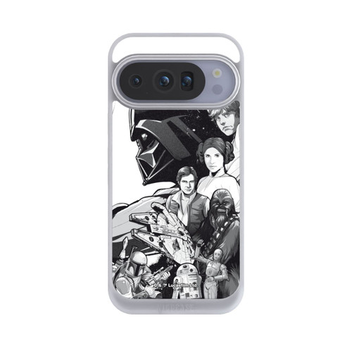 Google Pixel 10 Pro NIVOpure StarWars Charaktere - Schwarz-Weiß