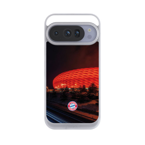 Google Pixel 10 Pro NIVOpure Allianz Arena bei Nacht FCB