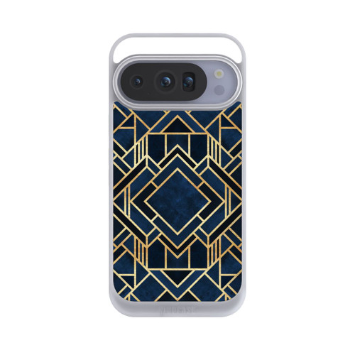 Google Pixel 10 Pro NIVOpure Kunst Deko Blau Golddruck