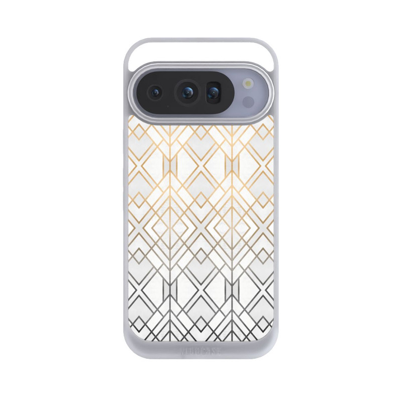 Pixel 10 Pro NIVOpure Gold und Grauer Geo Golddruck