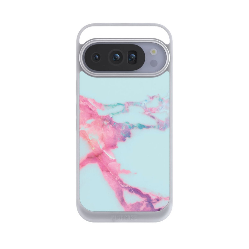 Pixel 10 Pro NIVOpure Light Blue Iridescent Vein Marble