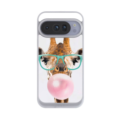 Google Pixel 10 Pro NIVOpure Giraffe mit Kaugummi