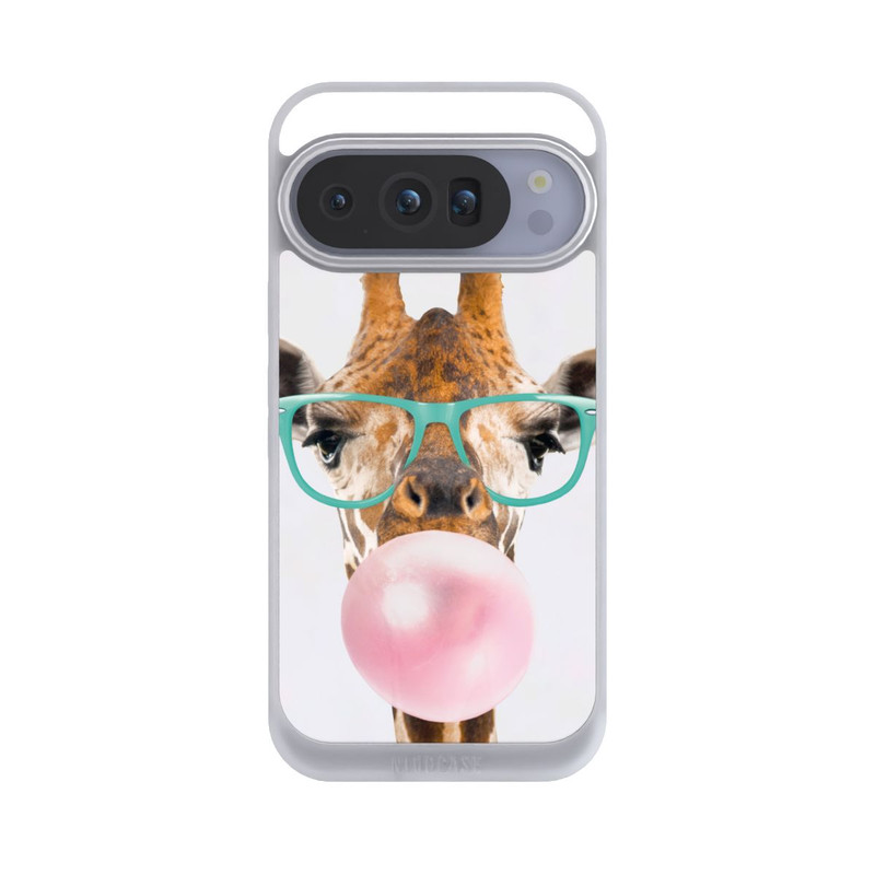 Pixel 10 Pro NIVOpure Giraffe mit Kaugummi