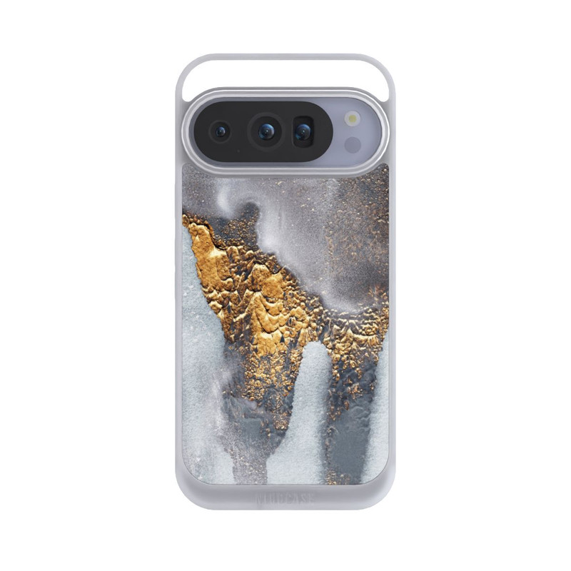 Pixel 10 Pro NIVOpure Beton-Gold-Glitzerlook