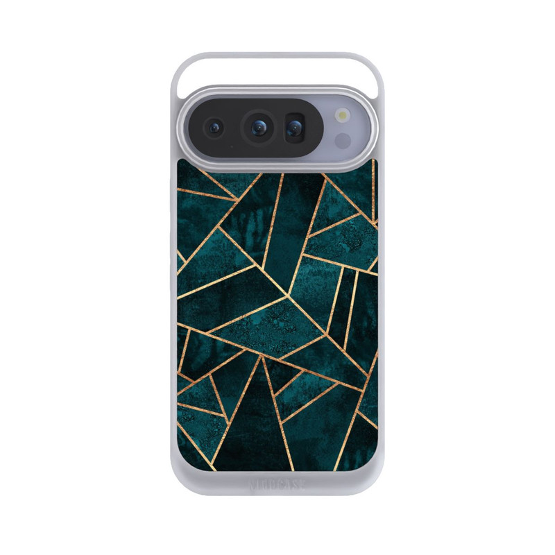 Pixel 10 Pro NIVOpure Tief Blaugrün Stein Gold Druck