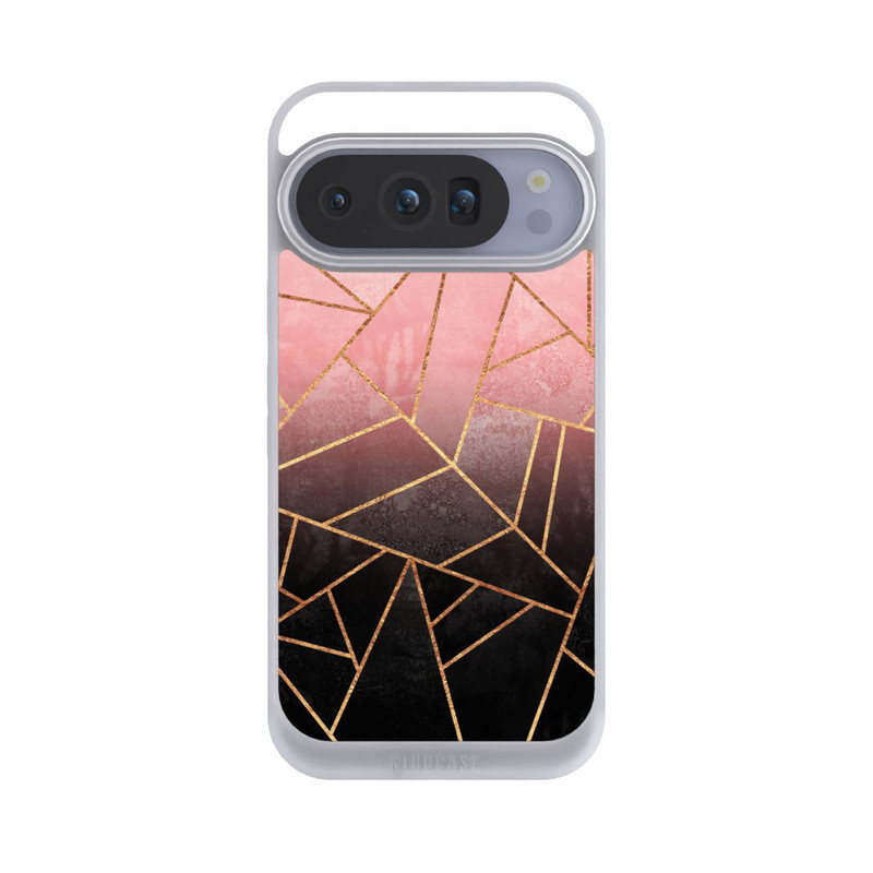 Pixel 10 Pro NIVOpure Pinker und Schwarzer Stein Gold Druck