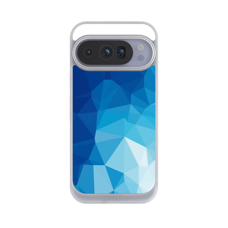 Pixel 10 Pro NIVOpure Mosaïque Polygonale Bleue