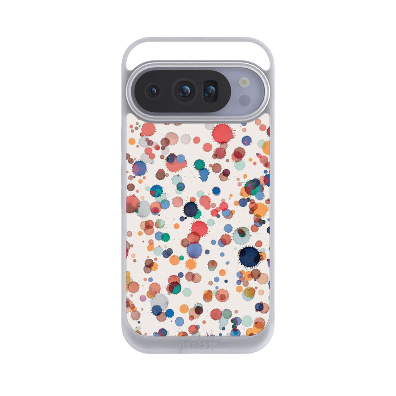 Pixel 10 Pro NIVOpure Drops Watercolor Texture Blue Yellow