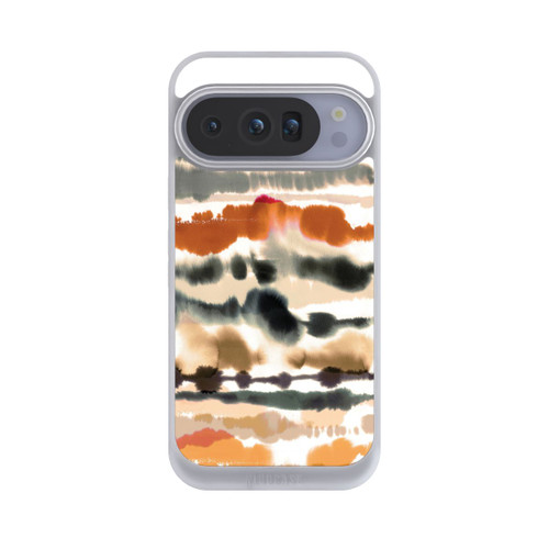 Google Pixel 10 Pro NIVOpure Weiche nautische Aquarelllinien Orange