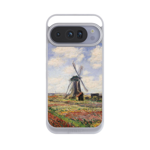 Google Pixel 10 Pro NIVOpure Tulpenfelder mit der Rijnsburger Windmühle von Claude Monet