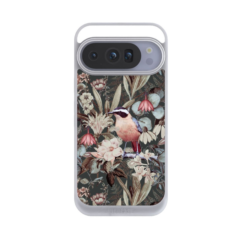 Pixel 10 Pro NIVOpure Orange Bird in Vintage Flower Pattern