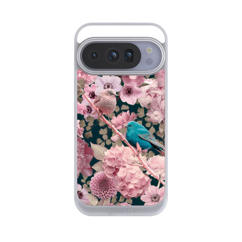 Google Pixel 10 Pro NIVOpure Spatzen im rosa Blumenmuster