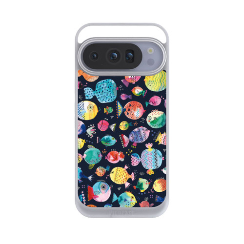 Google Pixel 10 Pro NIVOpure Beach Puffer Fishes Kids Navy
