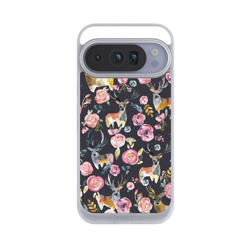 Pixel 10 Pro NIVOpure Deers and flowers Anthracite