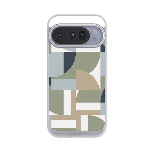 Google Pixel 10 Pro NIVOpure Futuristische Bauhaus Polygone Beige