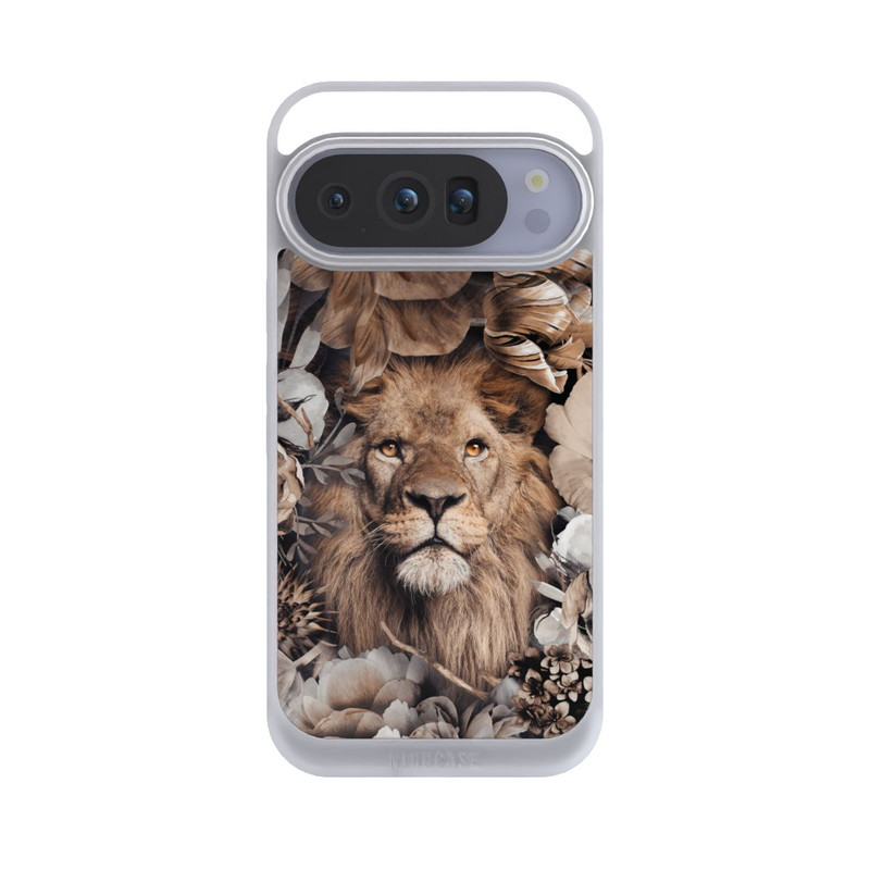 Pixel 10 Pro NIVOpure Löwe Blumenrahmen Beige