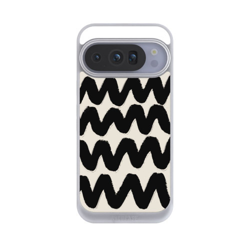 Google Pixel 10 Pro NIVOpure Vagues Noires Pattern