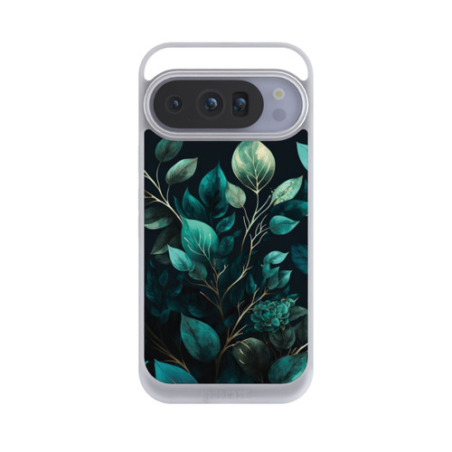 Google Pixel 10 Pro NIVOpure Eucalyptus Fond Sombre avec IA