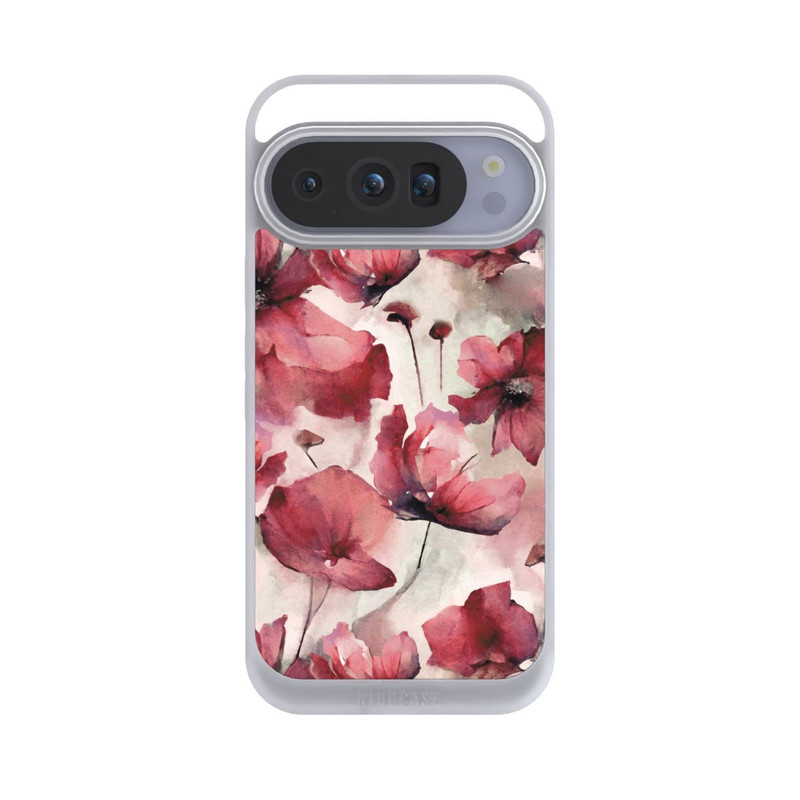 Pixel 10 Pro NIVOpure Wild Poppies Seamless Watercolour with AI