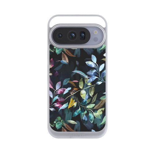 Google Pixel 10 Pro NIVOpure Mystische Aquarellblätter schwarz
