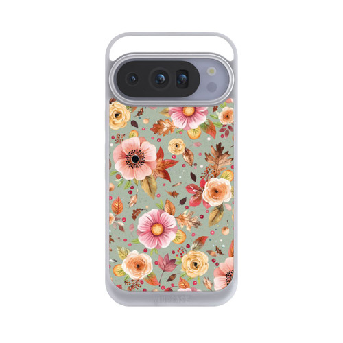 Google Pixel 10 Pro NIVOpure Herbstblumen Weiches Grün