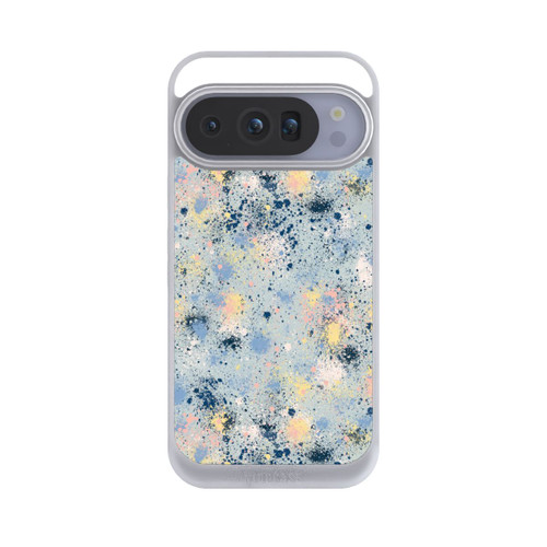 Google Pixel 10 Pro NIVOpure Tintentropfen Staub Textur Blau