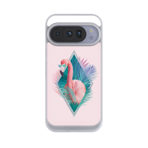 Google Pixel 10 Pro NIVOpure Tropical Leaves Flamingo